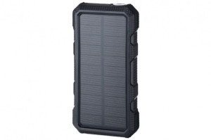 Powerneed Power Bank Z Panelem Solarnym 20000mah Li-poly Pv 1,5w Qi 2a Usb