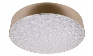 Plafon LED lampa sufitowa złoty kryształki Luxon 38,5 cm