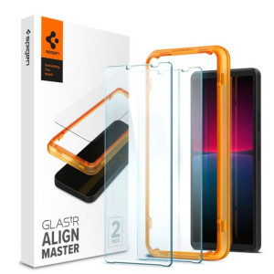 Szkło hartowane SPIGEN ALM GLAS.TR SLIM 2-PACK SONY Xperia 10 IV
