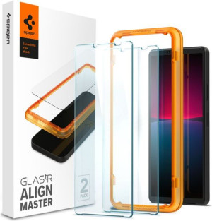 Szkło hartowane Spigen GLAS.tR Slim AlignMaster Sony Xperia 10 IV [2 PACK]