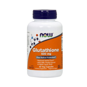 Now Foods Glutathione 500mg Detoks 60 kapsułek