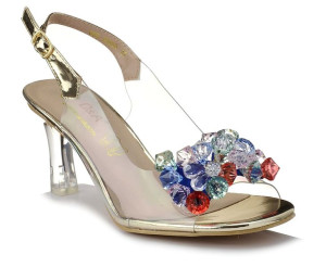 Buty damskie na obcasie przezroczyste DiA X950