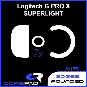 2 x CorePad AIR Ślizgacze G PRO X SUPERLIGHT