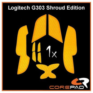 Grip Corepad Logitech G303 Shroud Orange