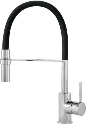 Bateria do zlewu Kernau KWT 20 PO ChromeBlack Stal