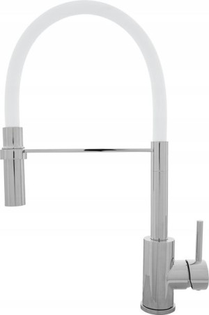 Bateria do zlewu Kernau KWT 20 PO ChromeWhite Stal