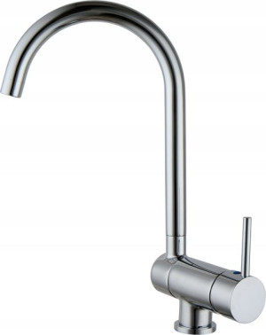 Bateria do zlewu Kernau KWT 25 Window Chrome Stal