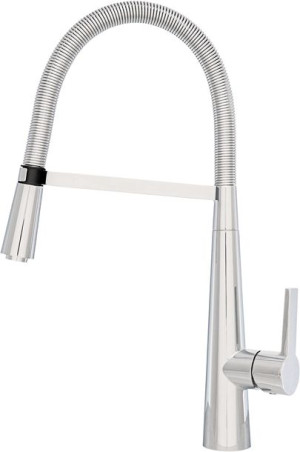 Bateria do zlewu Kernau KWT 28 Spring Chrome Stal