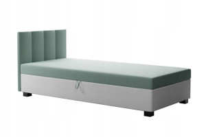 Tapczan hotelowy Łóżko z materacem 120 cm Emil