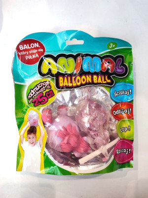 Gumowa zabawka balon zwierzątko DUŻA do 25cm jednorożec