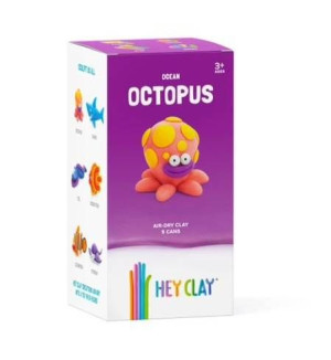 5w1 HEY CLAY Ośmiornica MASA PLASTYCZNA hej klej zestaw