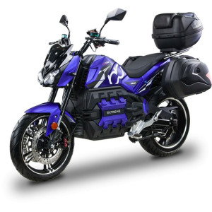 Motocykl elektryczny BILI BIKE EXTREME (6000W,120Ah,100km/h)niebieski