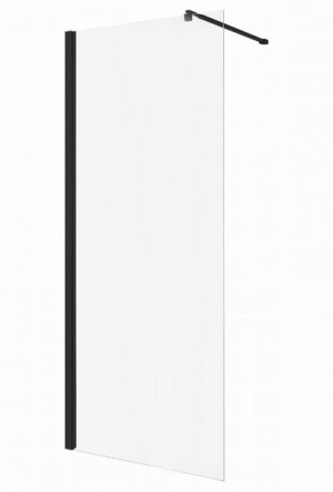 INVENA WALK-IN BL 110x200cm ścianka prysznicowa szkło/czarny AK-32-114-O