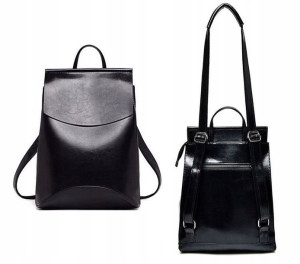 Plecak Torba Damski A4 crossbody C80 czarny, Armada,