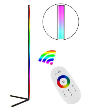 Lampa podłogowa narożna 140cm rgb