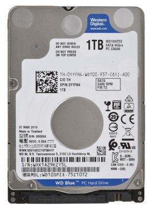 Dysk Wd Wd10spzx_3m (1 Tb 2.5" Sata Iii 128 Mb 5400 Obr/min)