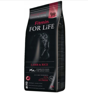 Fitmin For Life jagnięcina i ryż karma dla psa14 kg