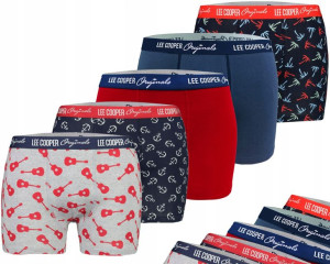 Bokserki męskie majtki Lee Cooper 37649/33 bawełniane 5-PAK