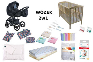 Ekonomiczna Wyprawka Niemowlęca Z Wózkiem Risto Amor 2w1
