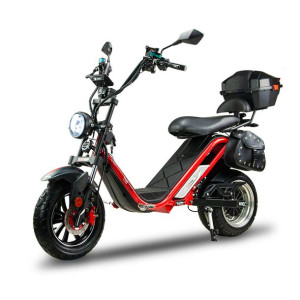 Skuter elektryczny BILI COCO DYNAMIC 12/12 czerwono/czarny