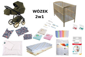 Ekonomiczna Wyprawka Niemowlęca Z Wózkiem Termo Line Tex 2w1 Junama