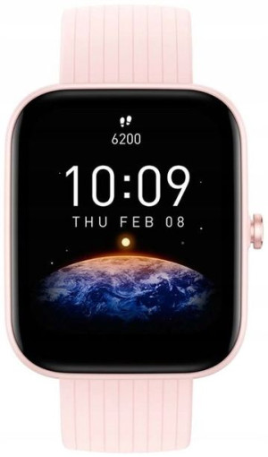 Smartwatch Amazfit Bip 3 Pro różowy 1,69'' 5 ATM