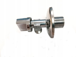 Zawór kulowy, kątowy 1/2" x 1/2" chrom