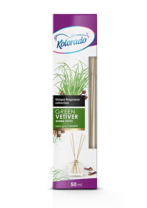 KOLORADO Zielony Wetiwer Patyczki zapachowe 50 ml Green Vetiver