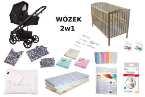 Ekonomiczna Wyprawka Niemowlęca Z Wózkiem Baby Merc Mosca