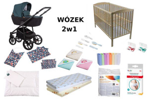 Ekonomiczna Wyprawka Niemowlęca Z Wózkiem Baby Merc La Noche