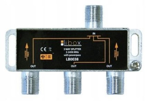 Rozgałęźnik spliter F-3W do TV / satelity LB0038 L
