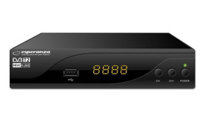 Esperanza tuner cyfrowy dvb-t2 h.265/hevc ev105r