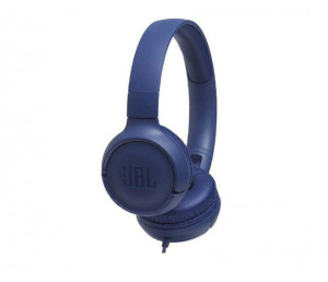 Słuchawki JBL Tune 500 (niebieskie, nauszne  z wbudowanym mikrofonem)