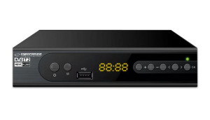Esperanza tuner cyfrowy dvb-t2 h.265/hevc ev106p