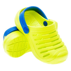 Klapki dziecięce Martes Jardim kids limonkowe rozmiar 25