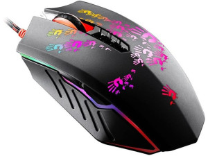 Mysz A4 TECH Bloody Blazing A60 A4TMYS45084 (optyczna  4000 DPI  kolor czar