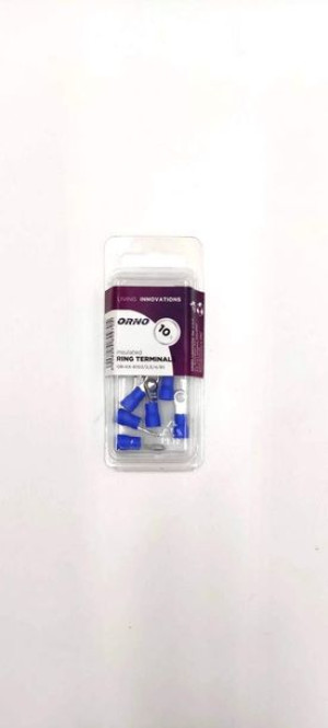 Końcówka oczkowa izol. 2,5mm2, M4,Blister 10szt