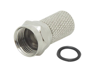 Wtyk sat "f" rg6/6,5mm/22mm z uszczelką