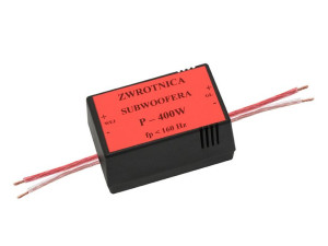 Zwrotnica gł.subwoof.400w/4-8 ohm w obud