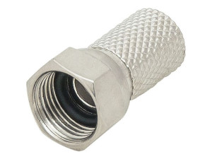 Wtyk sat "f" rg6/6,8mm hq 20mm cu