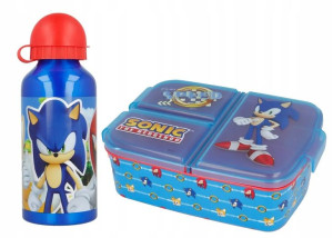 Bidon Aluminiowy+ Śniadaniówka Sonic Z Przegrodami