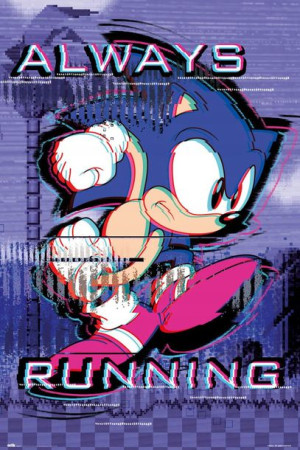 Plakat Sonic Always Running 61x91,5cm