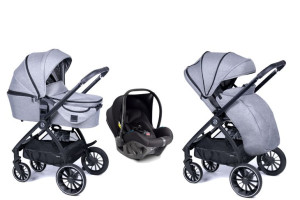 Wózek 3w1 Zokky Nuvo Gray