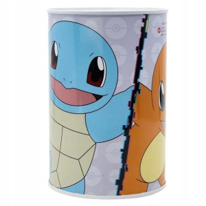 Metalowa Skarbonka Puszka Pokemon Charmander