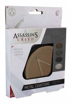 Assassin's Creed Metalowe Podkładki Pod Kubek 4szt