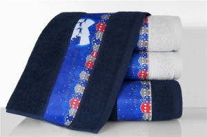 Ręcznik "greno" Śnieżka 70x130 Granatowy