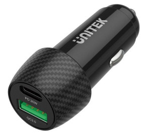 Unitek Ładowarka Samochodowa 38w, Usb-a Usb-c, Qc3.0, P1400a