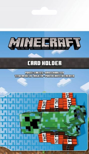 Etui Na Karty Wizytownik Minecraft Creeper Tnt