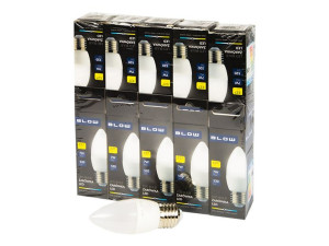 Żarówka led  e27 c37 eco 7w neut.10szt