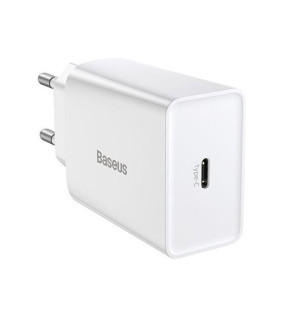 Baseus Ładowarka Sieciowa Mini Qc Usb-c Pd 3a 20w